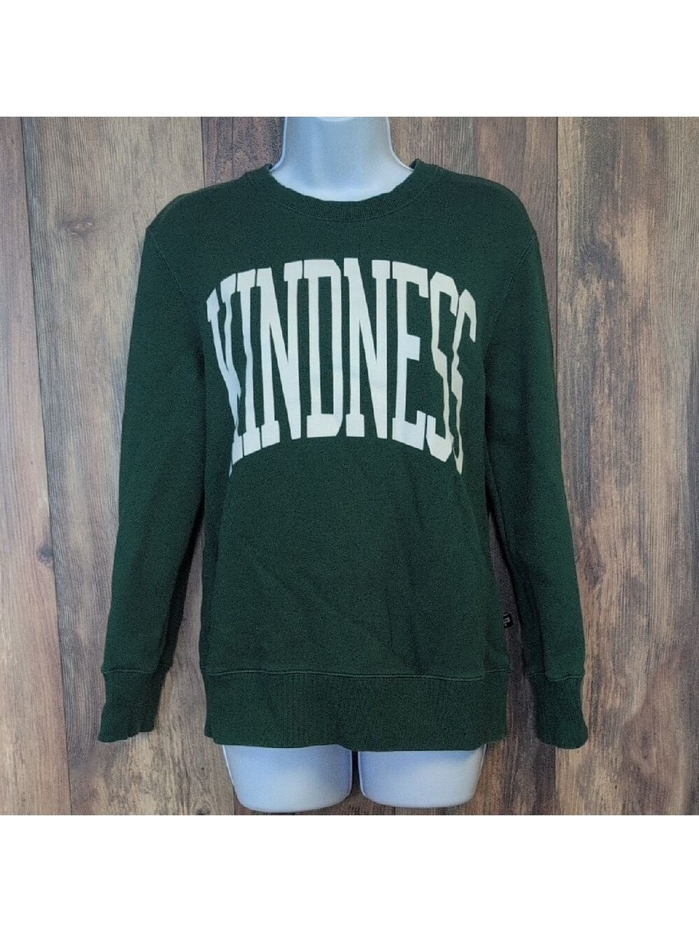 Rowing Blazers Green 'Kindness' Crew Neck Sweatshirt XS